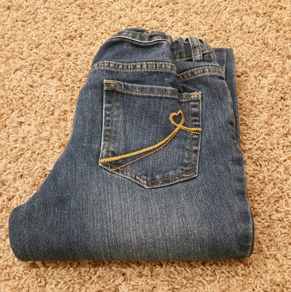 Girls Adjustable Bootcut Jeans - Picture 3 of 4